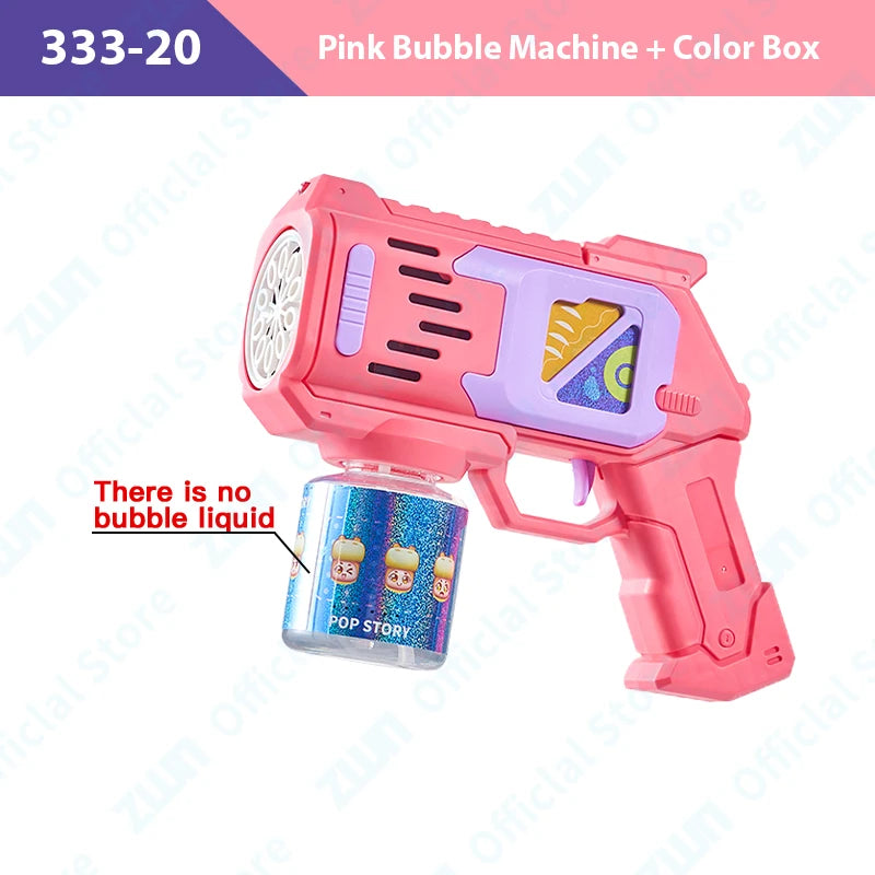Children Bubble Gun Toy Astronaut Fully Automatic Bubble Machine Bubbles Gun Outdoor Game Fantasy Toy for Boys Girls Gifts Beauty Fashion