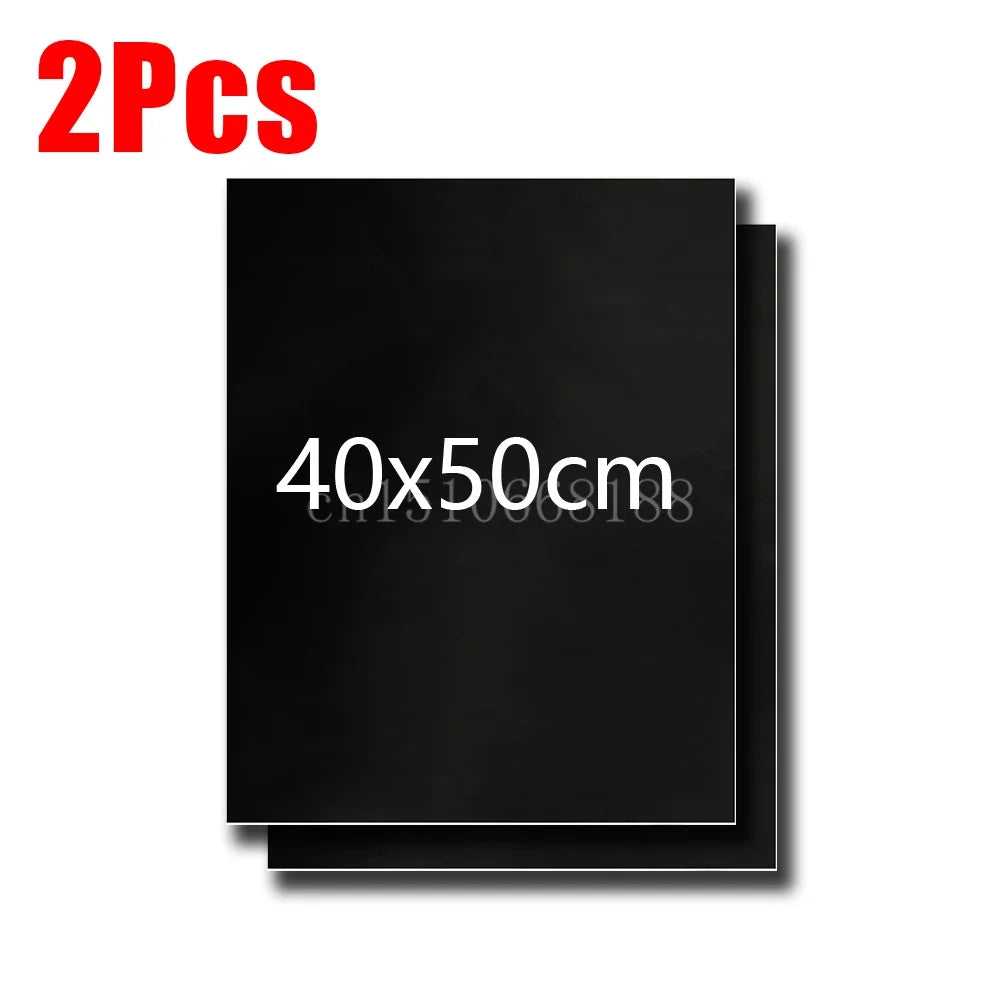 1-6Pcs BBQ Grill Mat Non-stick Mat Heat Resistant Grill Mat Outdoor Baking Reusable Barbecue Party Mat 40x50cm 33x40cm Beauty World Shop