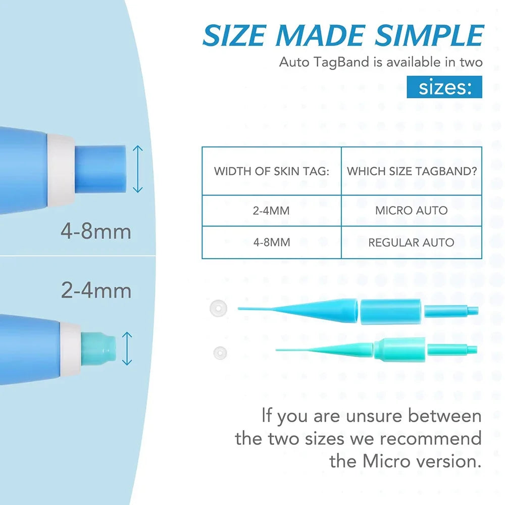 2 In 1 Face Mole Removal Tool Kits,Rubber Rings,Face Beauty Accessories Wart Tag Remover Kit  Supplies Body Wart Dot Treatments Beauty World Shop