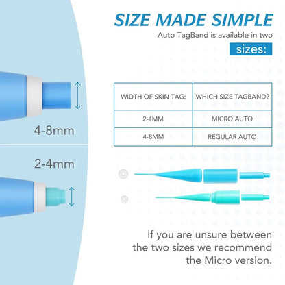 2 In 1 Face Mole Removal Tool Kits,Rubber Rings,Face Beauty Accessories Wart Tag Remover Kit  Supplies Body Wart Dot Treatments Beauty World Shop