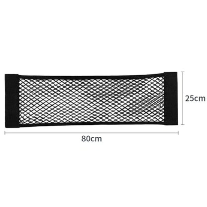 Car Storage Net Stretchable Mesh Pocket Net Magic Elastic Sticker Universal Rear Mesh Trunk Seat Bag Pocket Cage Auto Organizer Beauty World Shop