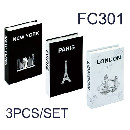 3Pcs Foldable Fashion Fake Books Living Room Decoration Designer Books Coffee Table Ornaments Club Hotel Room Villa Prop Books Beauty World Shop