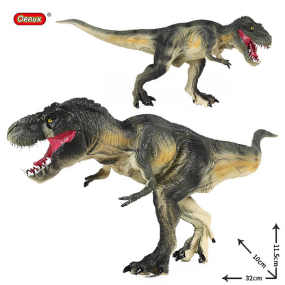 Oenux Dinosaurs World Brinquedo Savage Jurassic Indominus Rex Spinosaurus Triceratops Action Figures Collection Toy Kids Gift Beauty World Shop