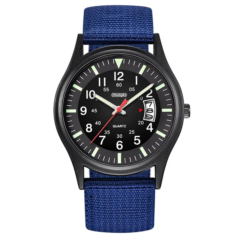 Reloj Hombre 2023 Fashion Mens Nylon Watches Luxury Men Army Military Quartz Watch Calendar Date Wristwatch Relogio Masculino Beauty World Shop