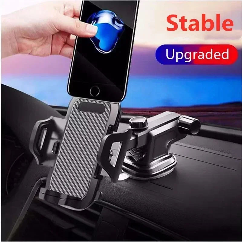 360° Windshield Car Phone Holder Car Dashboard Mobile Cell Support Bracket Universal Sucker for iPhone 16 15 14 Samsung Xiaomi Beauty World Shop