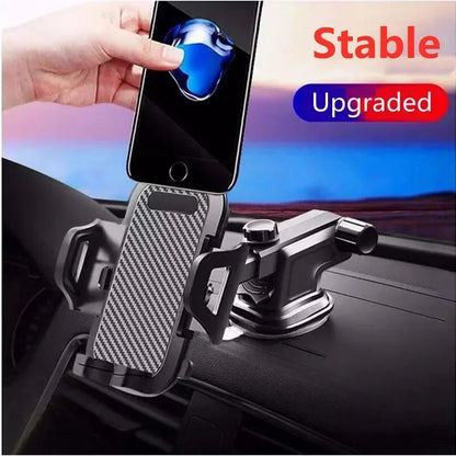 360° Windshield Car Phone Holder Car Dashboard Mobile Cell Support Bracket Universal Sucker for iPhone 16 15 14 Samsung Xiaomi Beauty World Shop