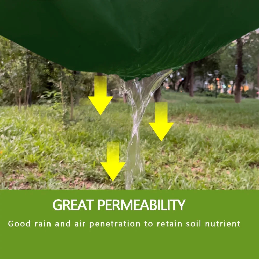 Heavy duty non-woven floor covering weed barrier, green, non-woven fabric, suitable for gardens, courtyards, farms, orchards Beauty World Shop
