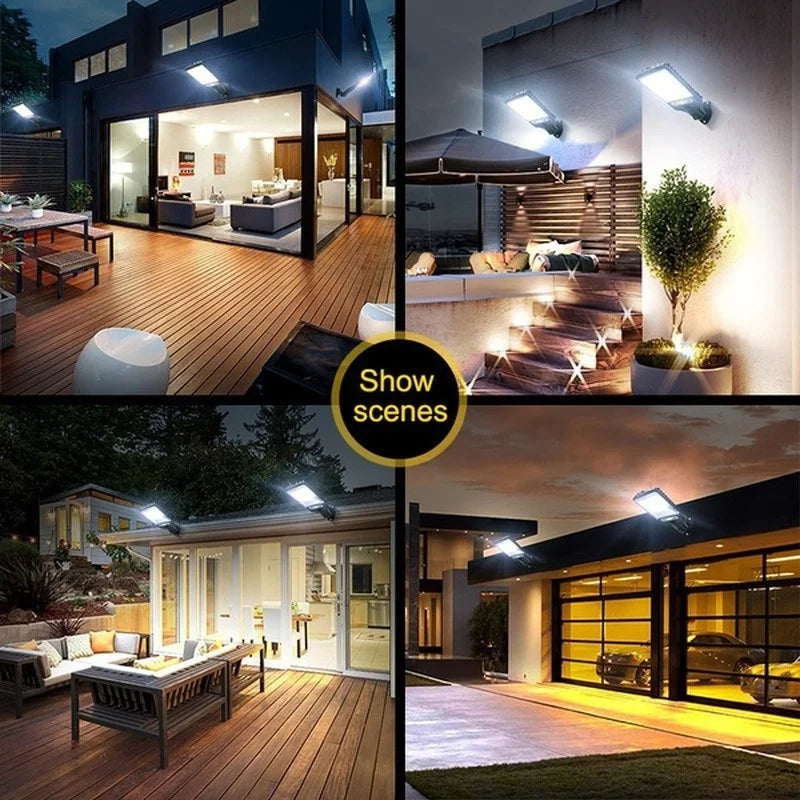 Solar Street Lights Outdoor Led Courtyard Wall Lamp Human Body Induction Garden Terrace Garage Solar Induction Lamp Beauty Fashion