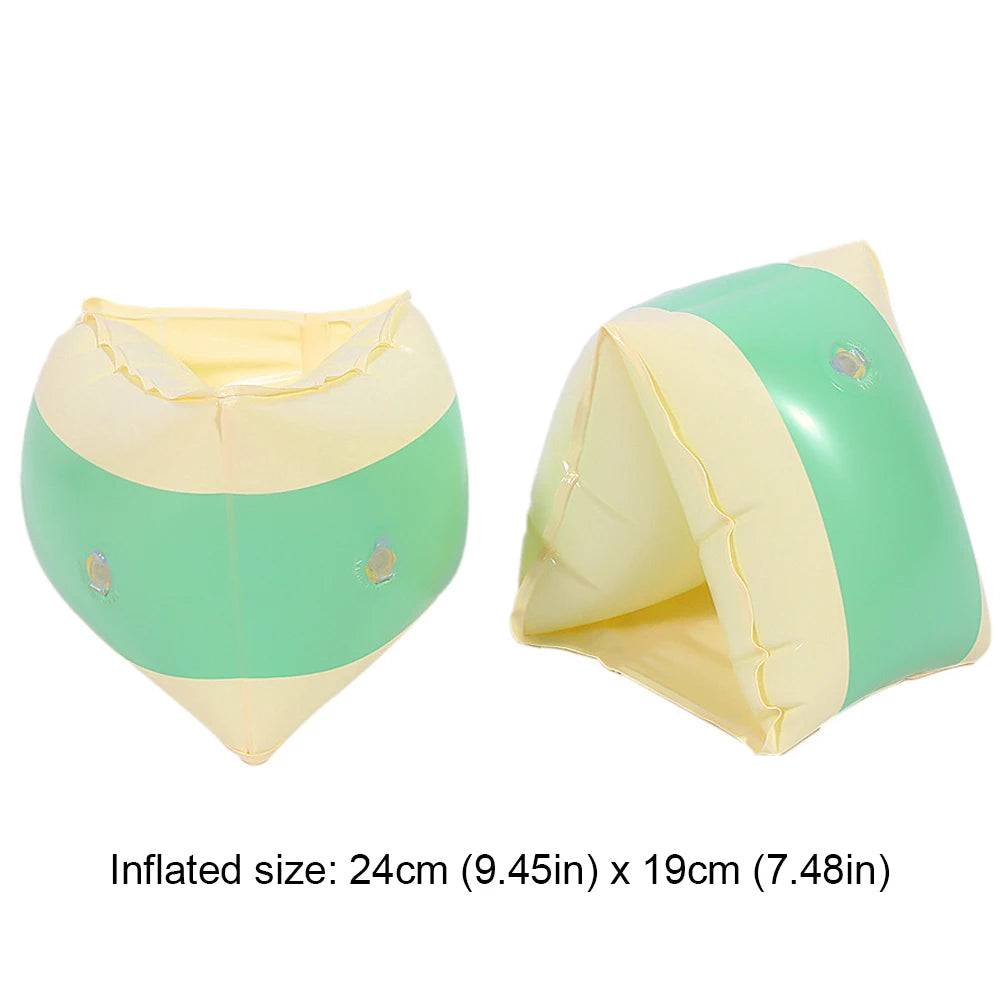 2pcs PVC Inflatable Arm Rings Summer Swimming Arm Floater Kids Pool Float Sleeve Inflatable Pool Buoy Armbands Pool Accessories Beauty World Shop