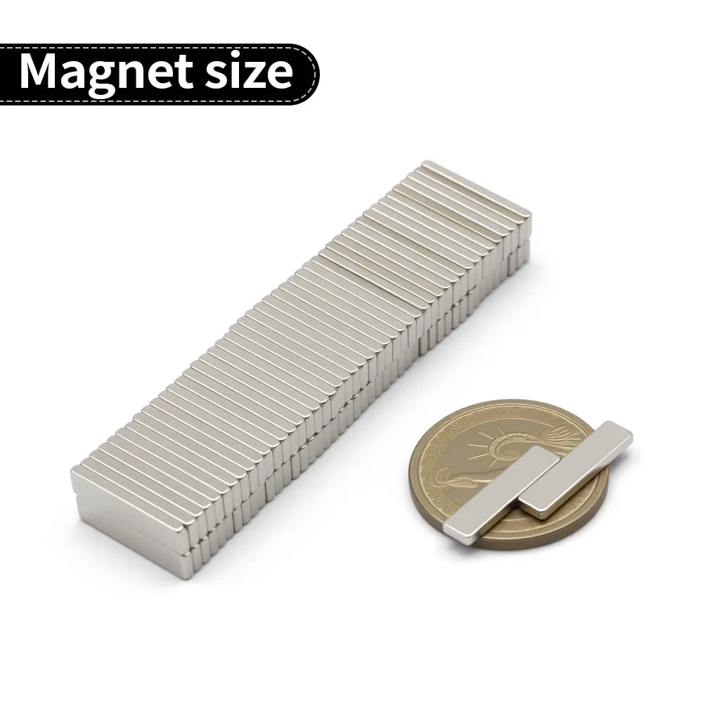 20x5x2mm Super Strong Neodymium Magnet N35 NdfeB Permanent Magnetic imanes Block Powerful Magnets Refrigerator Magnet Beauty World Shop