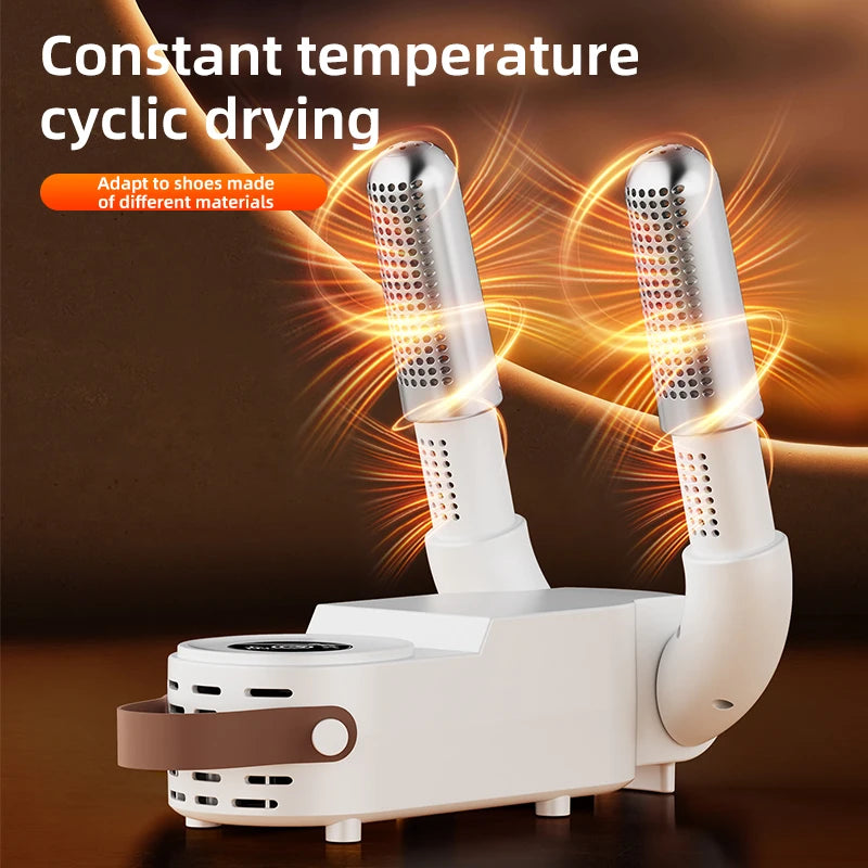 HOMEFISH Intelligent Shoe Dryer Quick Drying Deodorizing Sterilizing Adjustable Timer Household Shoe Warmer And Heater Beauty World Shop