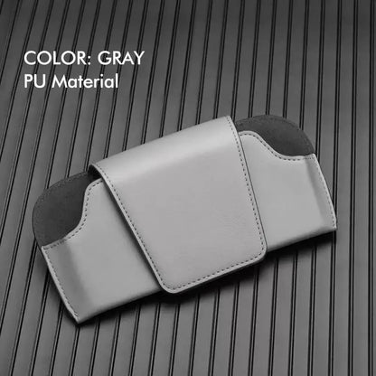 Car Glasses Case Auto Sun Visor Premium Suede Glasses Holder Wear-Resistant Sunglasses Protective Box Universal Cars Accessories Beauty World Shop