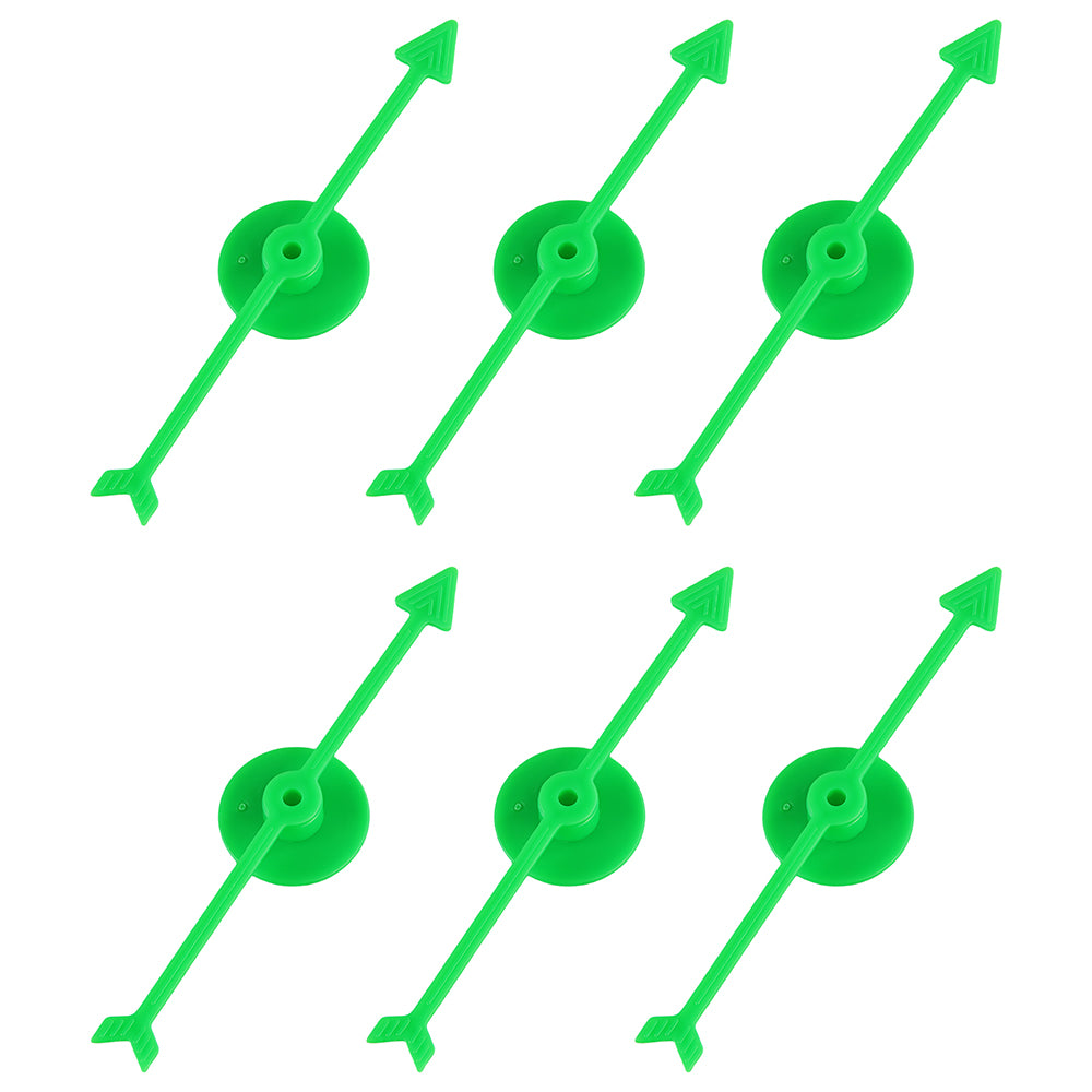6pcs Plastic Arrow Pointer for Party DIY Board Game School Classroom Home Using Board Spinner Beauty World Shop