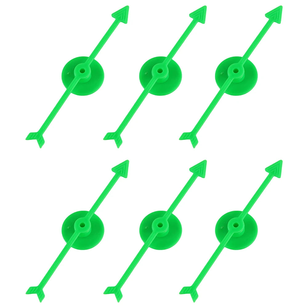 6pcs Plastic Arrow Pointer for Party DIY Board Game School Classroom Home Using Board Spinner Beauty World Shop