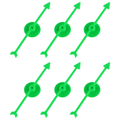 6pcs Plastic Arrow Pointer for Party DIY Board Game School Classroom Home Using Board Spinner Beauty World Shop