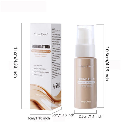 Liquid Foundation Effective Concealer Waterproof Sweat-resistant Makeup Professional Cosmetics Beauty World Shop