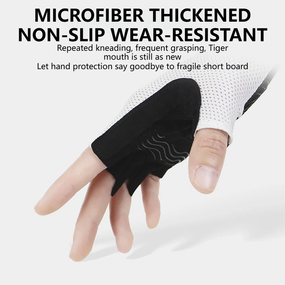 GETINFIT Riding Gloves Mesh Breathable Anti-slip Shock-absorbing Half-finger Gloves Outdoor Sports Fitness Mountaineering Riding Beauty World Shop