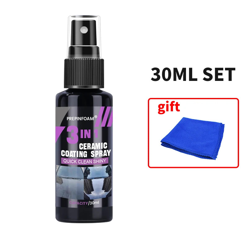 3 in 1 Car Ceramic Nano Coating Liquid Coatin Nano Crystal Hydrophobic Layer Polishing Paint Coating Agent Polish Nanos Coatings Beauty World Shop
