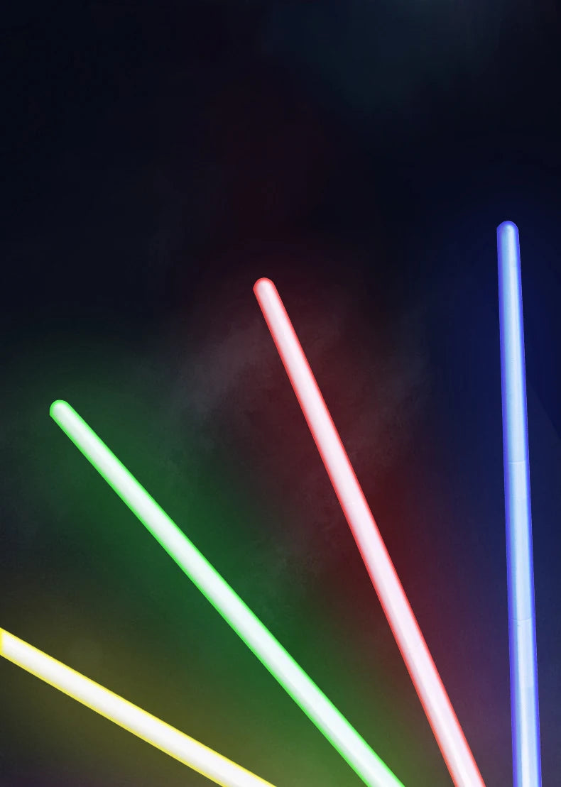 2-in-1 Lightsaber Telescopic Flash Sword Toy Red & Blue or 7 Colours for Kids Gift Party Favors Dress Up Rave Prop with Sound Beauty World Shop