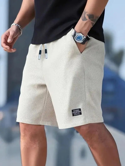 Men's Shorts, Men's Casual Pants, Men's Beach Shorts, Men's Sports Shorts, New Fashionable Textured Fabric, Breathable Pants, Suitable for Daily Casual Wear and Sports Beauty World Shop