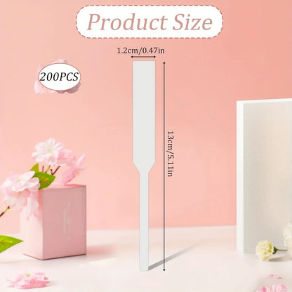 200Pcs Disposable Perfume Tester Strips Fragrance Testing Strips for Essential Oils Aromatherapy Scent Evaluation Beauty World Shop