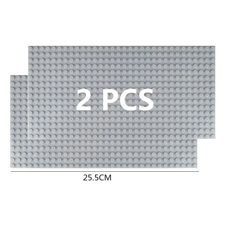 2Pcs Base Plate 32*32 32*16 Studs Classic Figures Building Blocks Plates Bricks Baseplate Blocks Children Toys For Kid Gifts Beauty World Shop