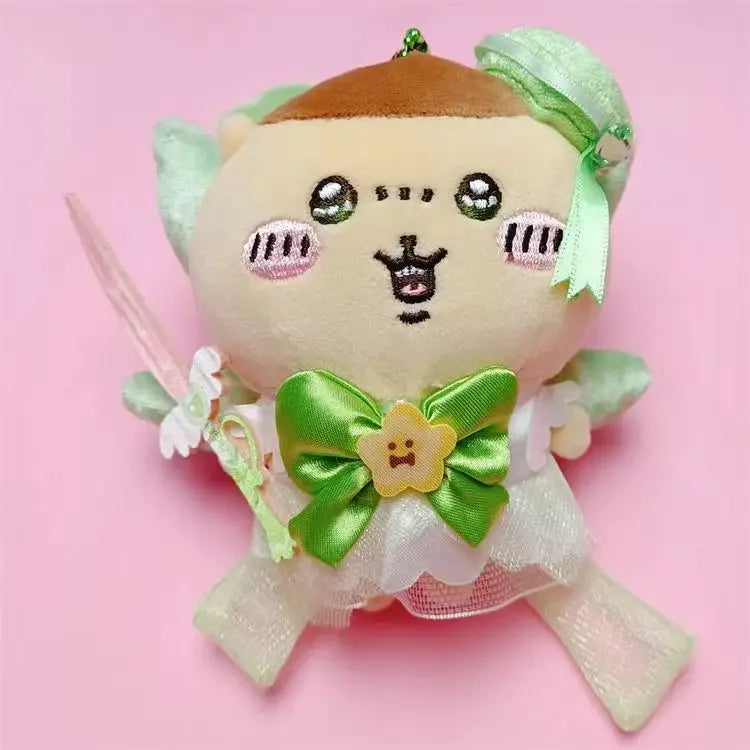 Japanese New Chiikawa Super Magical Girl Plush Doll Self-deprecating Bear Series Hachiware Usagi Momoka Plush Toy Girl Gift Beauty World Shop