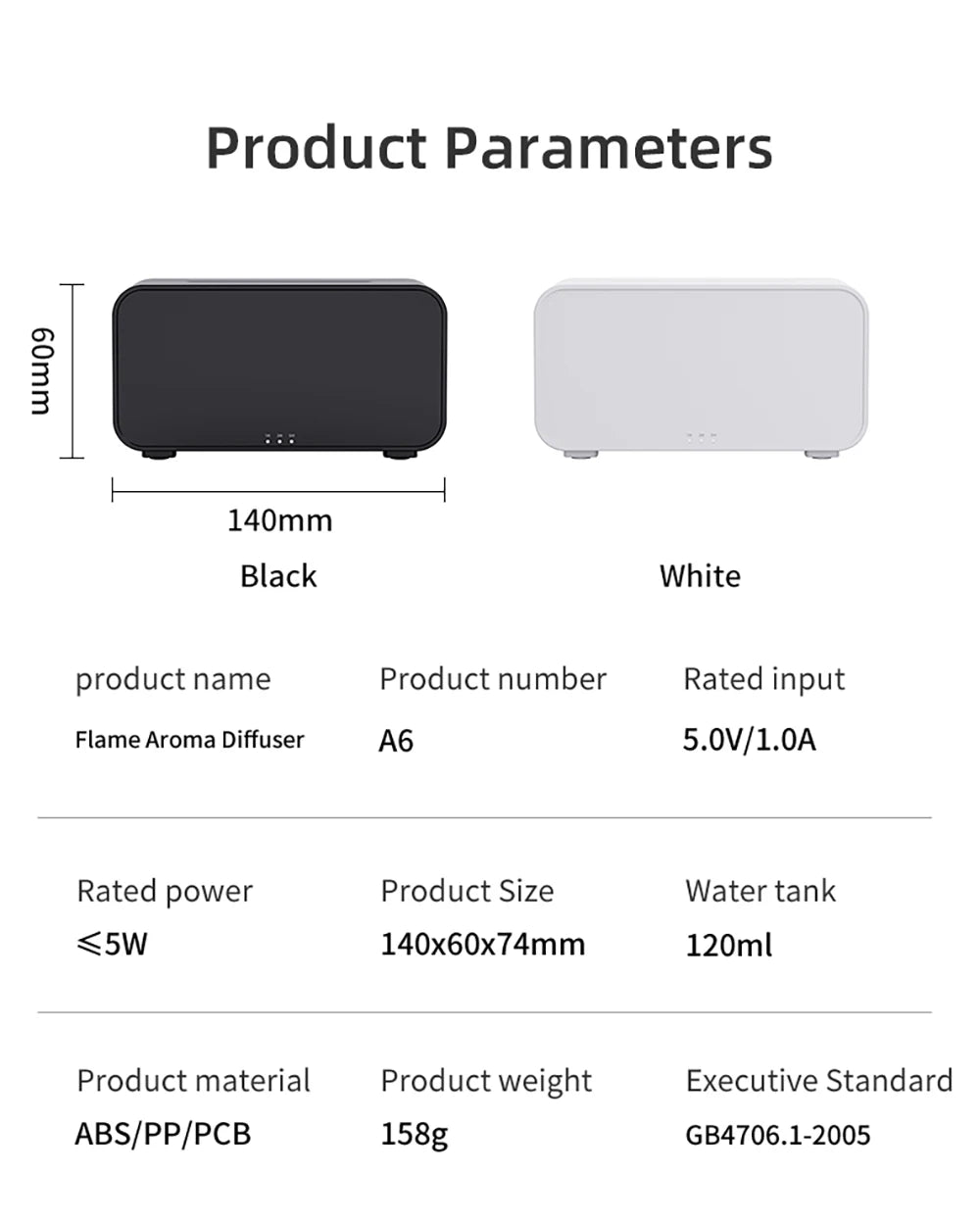 Air Aroma Humidifier Diffuser Essential Oils Humidifiers Mini Flame Automatic Fragrance Diffuser Home Humidifier With LED Light Beauty World Shop