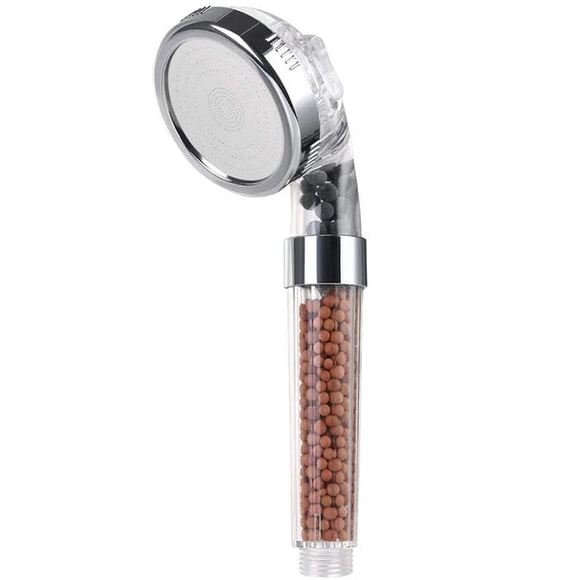 New 3 Functions High Pressure SPA Shower Head Water Saving Handheld Rainfall Bathroom Accessories Anion Filter Shower Beauty World Shop