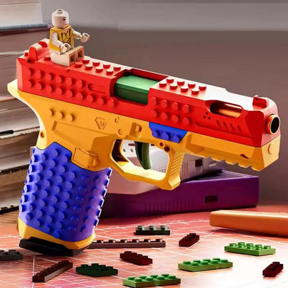 Educational Plastic Shooting Gun Block Puzzle Toy Launchable Weapon Building Blocks and Bricks Beauty Trend Shop