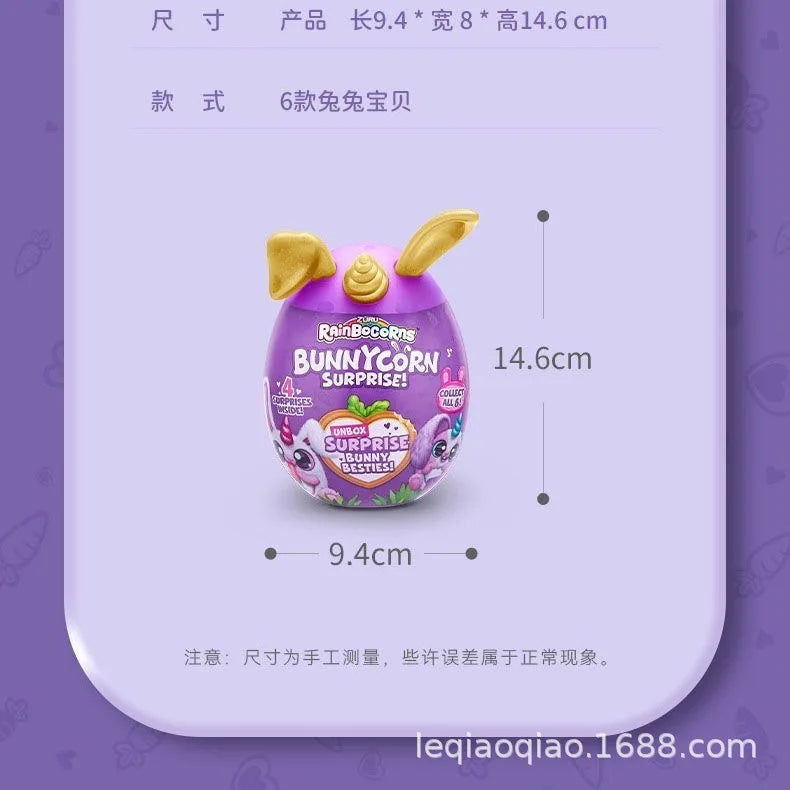 2025 New Genuine Zuru Dog Planet Fourth Generation Rainbocorns Unicorn Surprise Magic Egg Blind Box Cute Doll Children Toys Gift Beauty World Shop