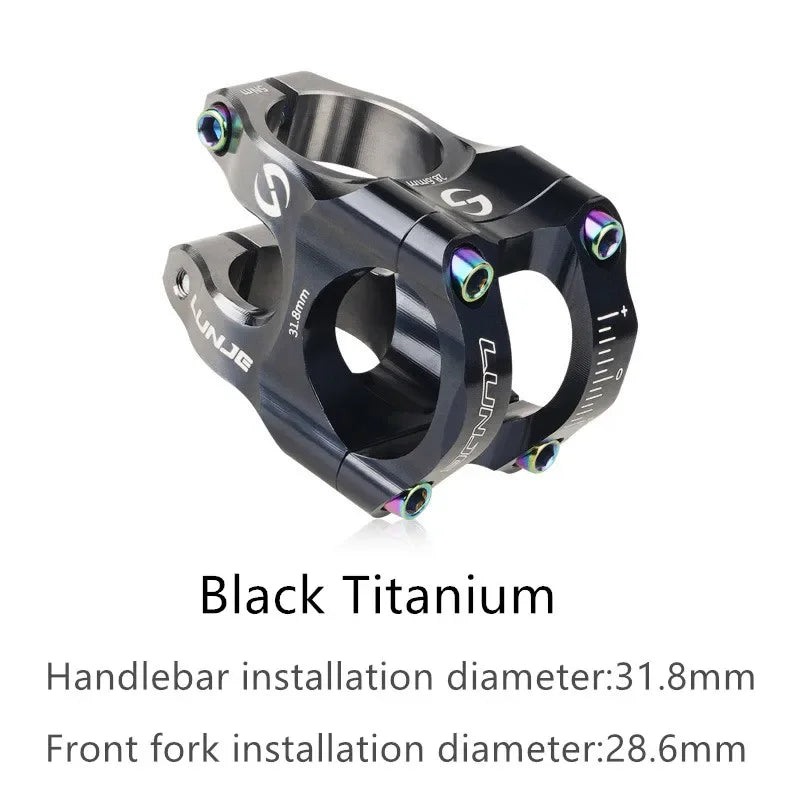 MTB Road Bike Stem CNC Mountain Bicycle Bridge Short Power 31.8mm High Strength Climbing Riser Beauty World Shop