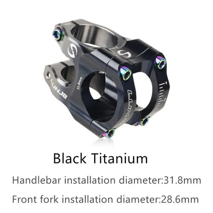 MTB Road Bike Stem CNC Mountain Bicycle Bridge Short Power 31.8mm High Strength Climbing Riser Beauty World Shop