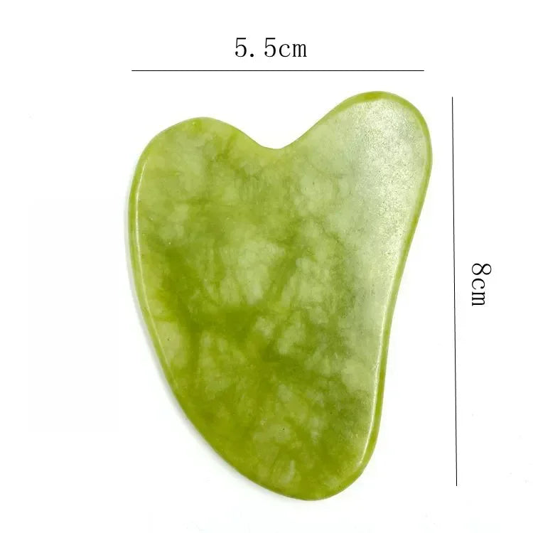 Natural Jade Roller Face Gua Sha, Natural Stone, Body Neck Massager, Acupoint, Eye Care Spa Massage Tools Massage Visage Lifting Beauty World Shop