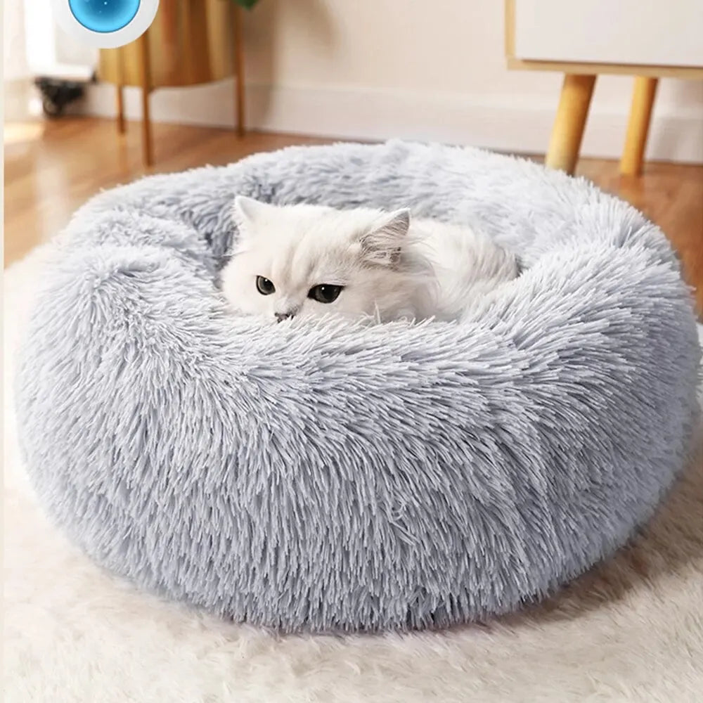 Super Cat Bed Warm Sleeping Cat Nest Soft Long Plush Best Pet Dog Bed for Dogs Basket Cushion Cat Bed Cat Mat Animals Sleeping Beauty World Shop