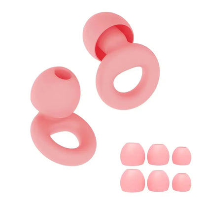Silicone Earplugs for Swimming Sleep Noise Cancel Noise Reduction-Soundproof Reduce Disturbances -Quality loop Earplugs Beauty World Shop