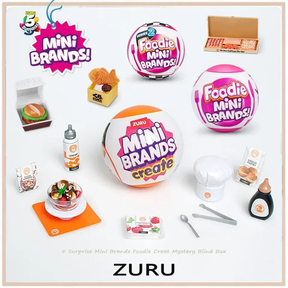 Zuru 5 Surprise Mini Brands Toys Zuru Mystery Blind Box Original Miniature Toy Childrens Surprise Blind Box Toy Gifts Cute Toys Beauty World Shop