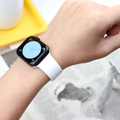 Silicone Band For Apple Watch strap 44mm 45mm 40mm 41mm 42-38mm 45 mm sport bracelet iwatch series 8 7 6 5 4 3 SE 9 Ultra 2 49mm Beauty World Shop