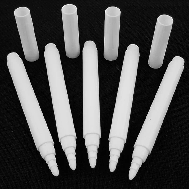 Liquid Chalk Erasable Pen 3-100Pcs White Marker for Glass Windows Blackboard Chalkboard Whiteboard Marker Drawing Chalk Pens Beauty World Shop