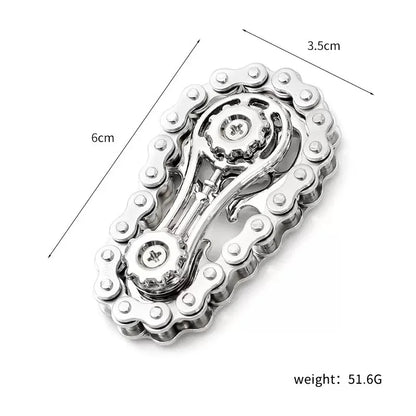 Metal Fidget Spinner Office Desk Toy Stress Relief Gears Hand Spinner for Adults desk decoration home decor Relieve stress relax Beauty World Shop