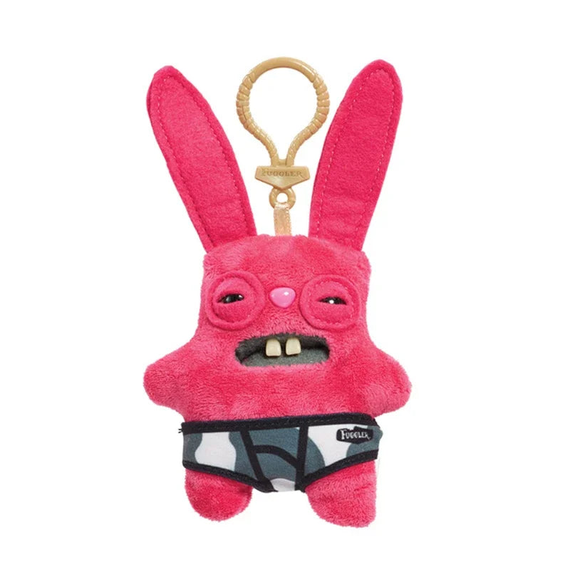 Fuggler Funny Ugly Monster Plush Toys Keychain Kawaii Fuggler Monster Rabbits Cute Stuffed Peluche Dolls Pendants Gifts Kid 12CM Beauty World Shop