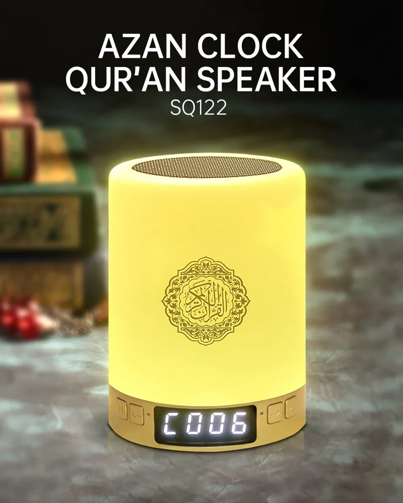 Holy Mini Bright Muslim Night Light Quran Lamp Box Koran Gift Azan Wireless Bluetooth Speaker Sound Portable Blutooth Music Home