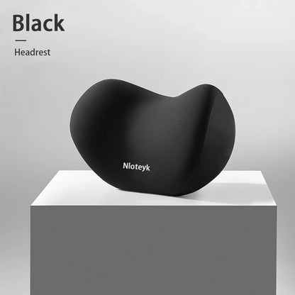 Car Neck Pillow Memory Foam Protective Lumbar Back Support Breathable Car Headrest Cushion Relieve Stress Car Seat Pillow Beauty World Shop