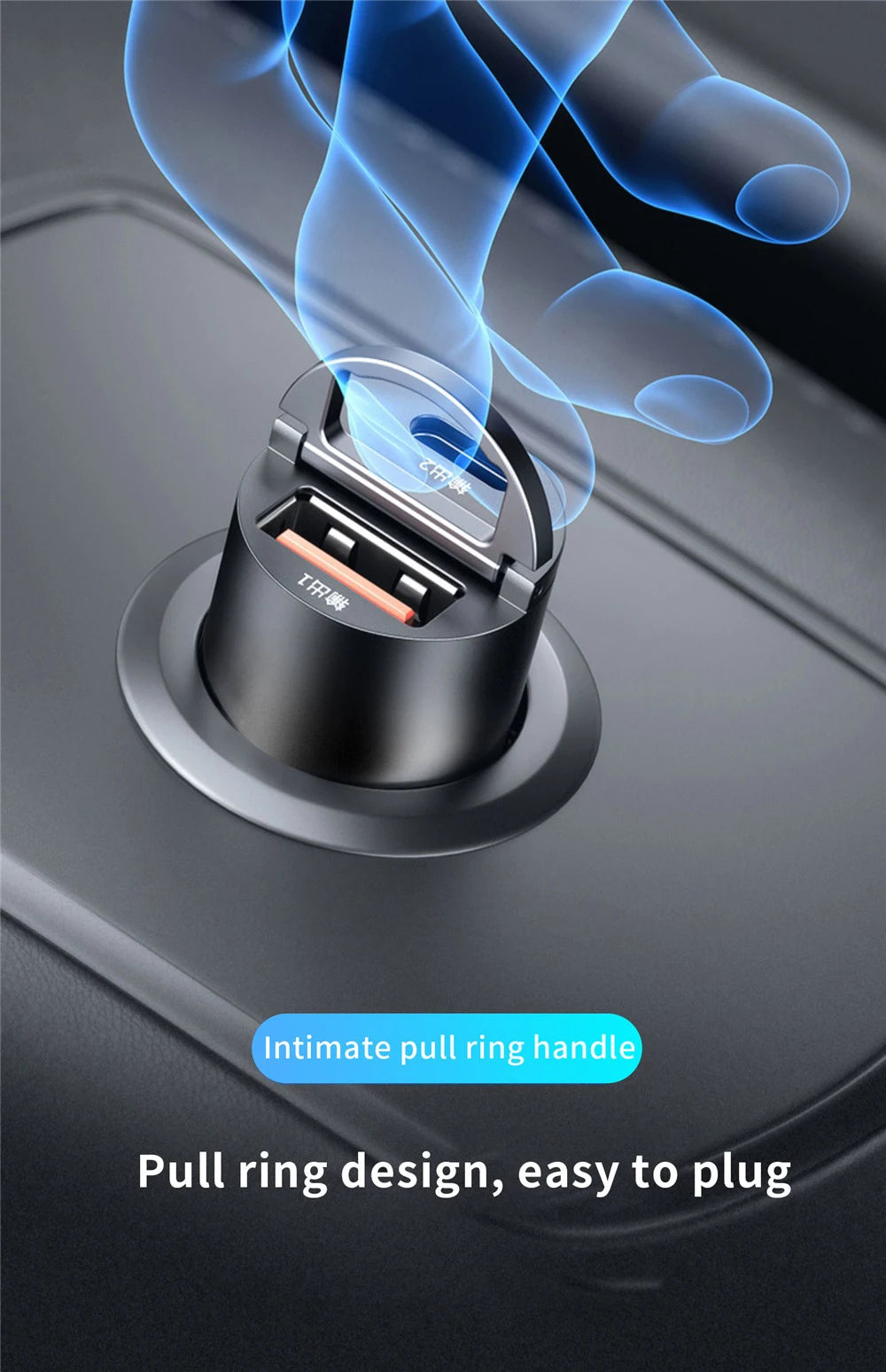 100W/200W QC3.0 PD Mini Car Charger 12-24V Lighter Fast Charging Car USB Type C Charger for Xiaomi Samsung Huawei iPhone Power Beauty World Shop