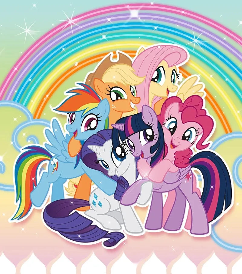 My Little Pony Series Blind Box Pendant V1 V2 V3 V4 Genuine Trendy My Little Pony Plush Doll Cute Pendant Holiday Gift Beauty World Shop