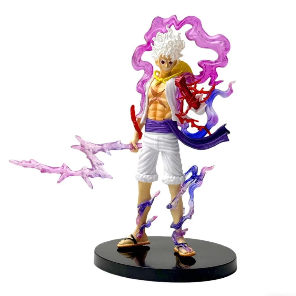 21cm One Piece Anime figure Luffy GEAR 5 Figurine Nika Luffy Sun God Action Figures Collectible Model Toys Gift Beauty World Shop