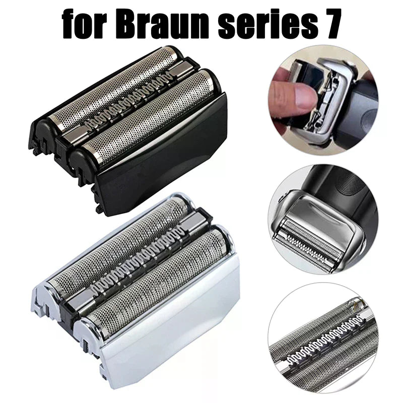 High Quality For Braun Series 7 shaver 70B 70S Replacement Electric Shaver Heads 720S 790CC 760CC 765CC 795CC 730 9565 750CC Beauty World Shop
