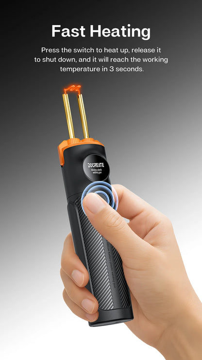 Portable Hot Stapler Plastic Welding Machine Car Bumper Repair Kit PVC Plastic Repairs Wireless Handheld Plastic Soldering Gun ﻿ Beauty World Shop
