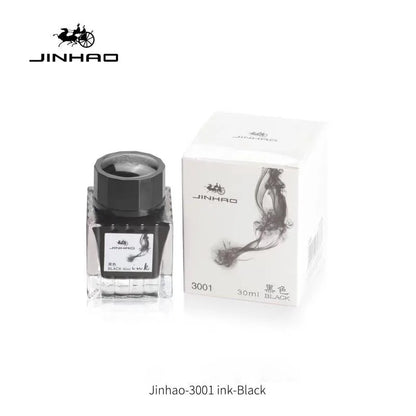 JINHAO 30ml Fountain Pen Ink Non-carbon Cartridge Refill Glass Bottled Fountain Pen Ink Stationery Office School Supplies Beauty World Shop