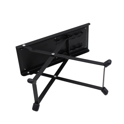 Guitar Foot Stool 4 Position Height Adjustable Foldable Guitar Pedal Foot Rest Step Footstool Black for Guitar Pedal Accessories Beauty World Shop